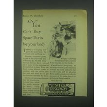 1931 Wrigley's Spearmint Gum Ad - Can't Buy Spare Parts