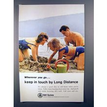 1965 Bell Telephone Ad - Keep in Touch by Long Distance