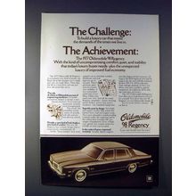 1977 Oldsmobile 98 Regency Car Ad - The Challenge