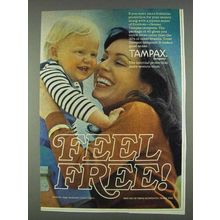 1978 Tampax Tampons Ad - Feel Free