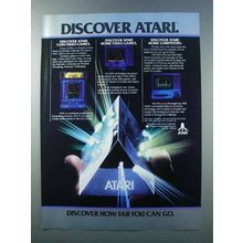 1981 Atari 400 and 800 computers Ad - Discover