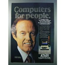 1981 Atari 800 Computer Ad - Gordon Cooper