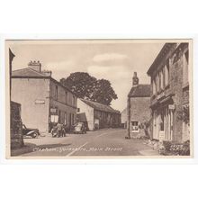 Main Street Clapham Postcard 1950s North Yorkshire