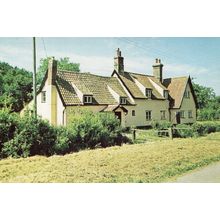 Fritton Common Norfolk Cottages Postcard