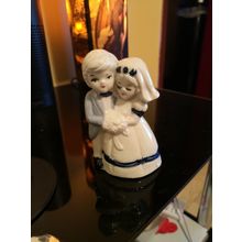 Bride And Groom Ceramic Bell