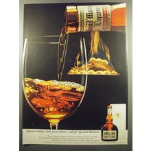 1960 Grand Marnier Liqueur Ad - Great evenings, and great entrees