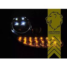LT Pair LED Headlights Lightbar DRL Porsche 911 Boxster 986 996 96-04 Chrome LHD