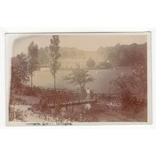 Cricket Match Recreation Ground Bollington Postcard RP Cheshire