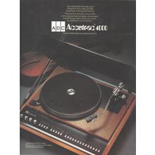 ADC ACCUTRAC 4000 TURNTABLE records : Original Vintage 1977 Magazine Advert