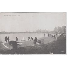 Animated Canoe Lake Southsea Hampshire Postcard (QHAM217)