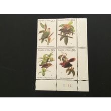 ICOLLECTZONE US Palau 8a plate block VF NH birds
