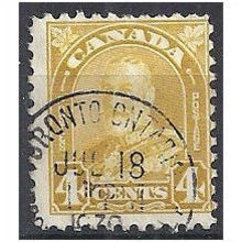 Canada 1930 SG294 4c Yellow-Bistre Very Fine Used . .