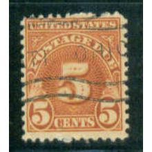 Used J83 5c Postage Due Average Plus NA0953