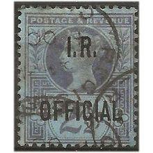 1882 O14 2 1/2d Purple/Blue Inland Revenue Official Fine Used . ..