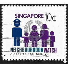 SINGAPORE 1983 Neighbourhood Watch 10c # Sc#423 - USED @C585