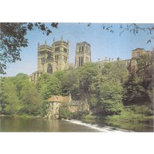 DURHAM CATHEDRAL vintage unused postcard Judges =