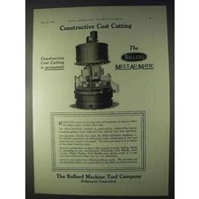 1922 Bullard Mult-Au-Matic Ad - Cost Cutting