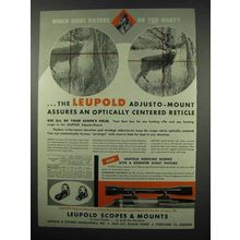 1954 Leupold Adjusto-Mounts Ad - Which Do You Want?