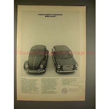 1965 MG Sports Sedan Ad - Popularity Contest: Who Won?!