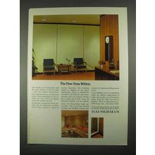 1967 Hauserman Delineator Partition Ad - View Within