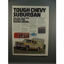 1977 Chevrolet Chevy Suburban Ad - Tough!