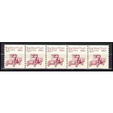 2125 5.5c Star Route Truck Fine MNH Dry Gum PNC 1/5 X0378