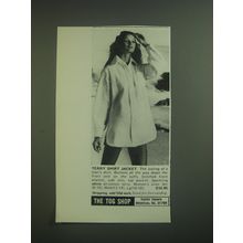 1974 The Tog Shop Terry Shirt Jacket Advertisement