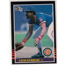 1985 Donruss baseball card 189 Leon Durham