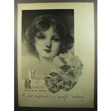 1951 Fleurs de Rocaille Perfumes Ad - the best compliment to a graceful ambiance