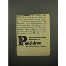 1951 Peachtree Restaurant Ad - Roast chicken
