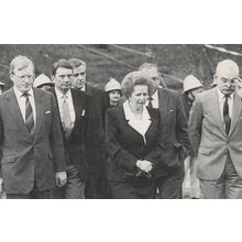 Margaret Thatcher Tom King Paul Channon David Ashby 1989 Postcard