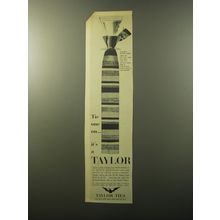 1960 Taylor Ties Advertisement - Tie one on.. It's a Taylor