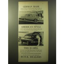 1960 Opel Rekord Two-Door Sedan and Caravan Station Wagon Ad