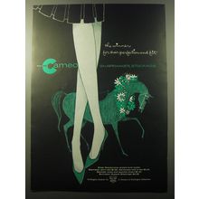 1960 Burlington Bur-mil Cameo Shapemaker Stockings Advertisement
