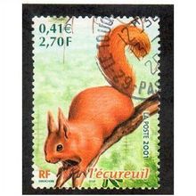 FRA 2001 2,70F 'ANIMALS' FINE USED (EBID20-261)