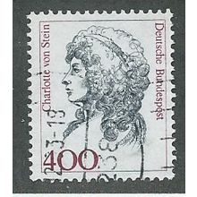 GER 1986 400pf 'FAMOUS WOMEN -CHARLOTTE VON STEIN' FINE USED (EBID43-200)