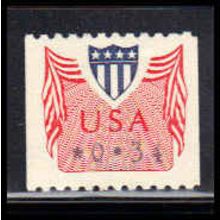 CVP31 34c Shield Very Fine MNH Dry Gum PA4531