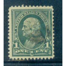 Used 279 1c Benjamin Franklin Fine M04371