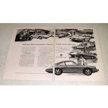 1968 Porsche Cars Ad - Think Twice Before Road Test