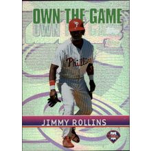 2002 Topps Own The Game Jimmy Rollins #OG15