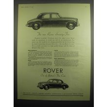 1949 Rover Seventy-Five Ad - The new Rover Seventy-Five Progress in profile!