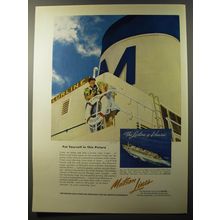 1953 Matson Lines Cruise Ad - Put yourself in this picture