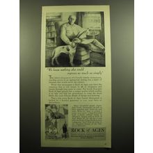 1949 Rock of Ages Monuments Ad - We knew nothing else could express so much
