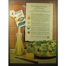 1960 Good Seasons Onion Salad Dressing Mix Advertisement