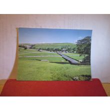 MALHAM VILLAGE, Yorkshire used postcard by J.Arthur Dixon PYD/22328. 1980 pm =