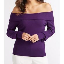 MARKS & SPENCER PER UNA Textured Long Sleeve Bardot Jumper BNWT (RARE)
