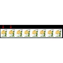 3054, Mint NH 32¢ - Misperforated PL# Error Strip of 8 Stamps - Stuart Katz