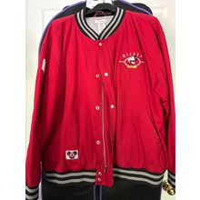 Vinage Classic Red Disney Bomber Varsity Style Jacket 1990's
