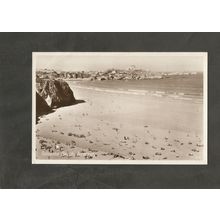 Postcard Cornwall Newquay Tolcarne Beach
