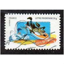 FRA 2009 (56c)(S/A) 'STAMPS DAY' FINE USED (EBID21018)
